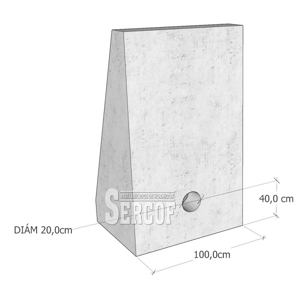 Muro Subdren Diam Sercof Prefabricados De Hormigon